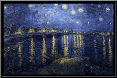Sterrennacht over de Rh&ocirc;ne